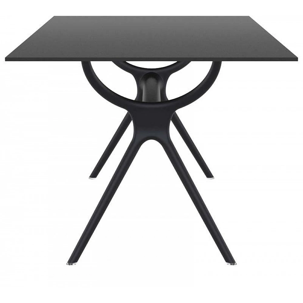AIR ΤΡΑΠΕΖΙ 180Χ90Χ74εκ. BLACK LAMINATE 12mm