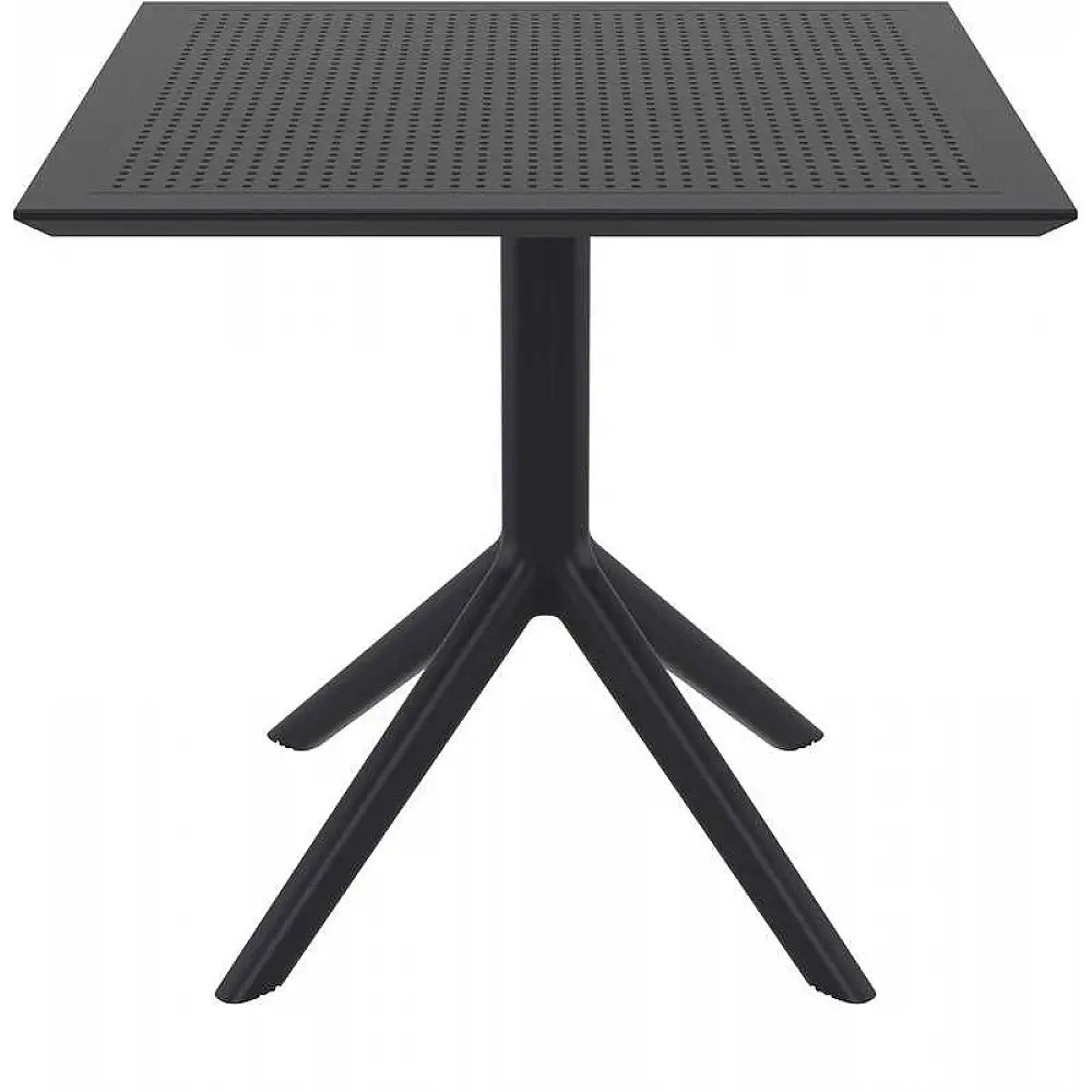 SKY BLACK 80X80X74εκ. ΤΡΑΠΕΖΙ ΠΟΛ/ΝΙΟΥ