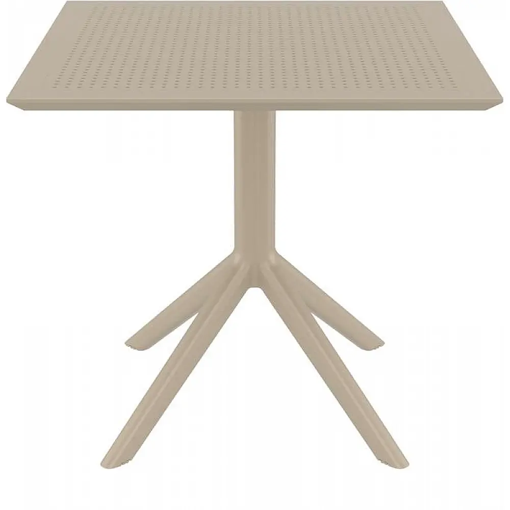 SKY TAUPE 80X80X74εκ. ΤΡΑΠΕΖΙ ΠΟΛ/ΝΙΟΥ
