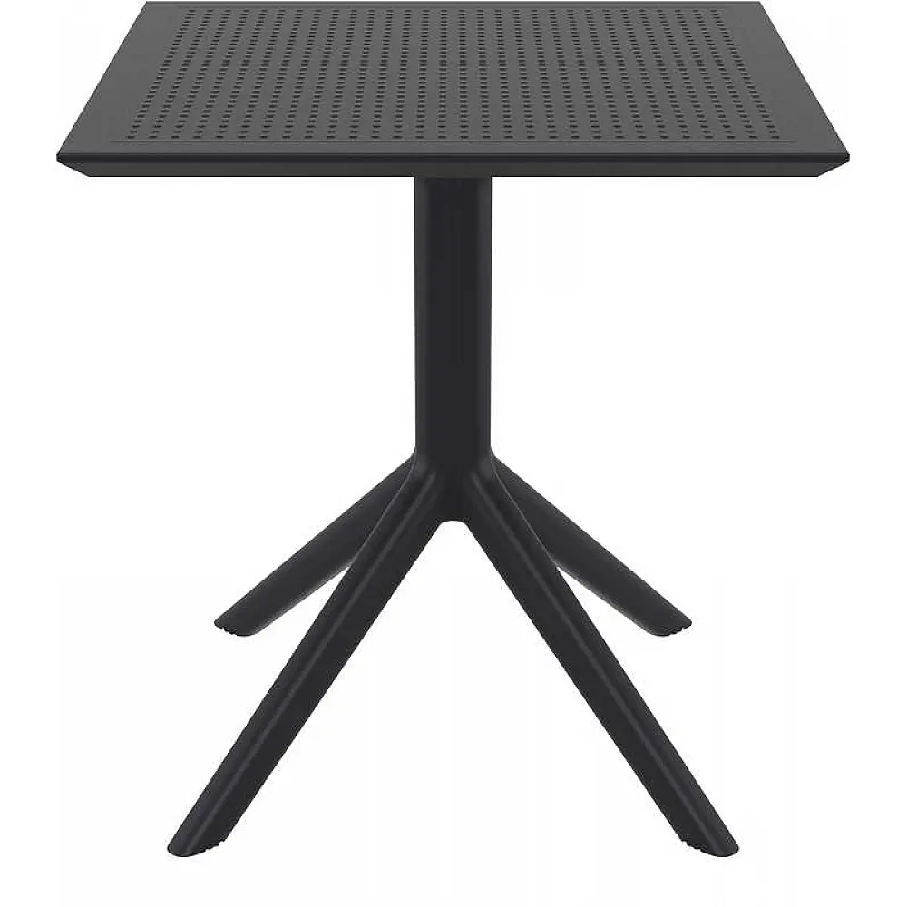 SKY BLACK 70X70X74εκ. ΤΡΑΠΕΖΙ ΠΟΛ/ΝΙΟΥ