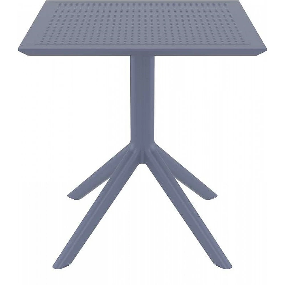 SKY DARK GREY 70X70X74εκ. ΤΡΑΠΕΖΙ ΠΟΛ/ΝΙΟΥ