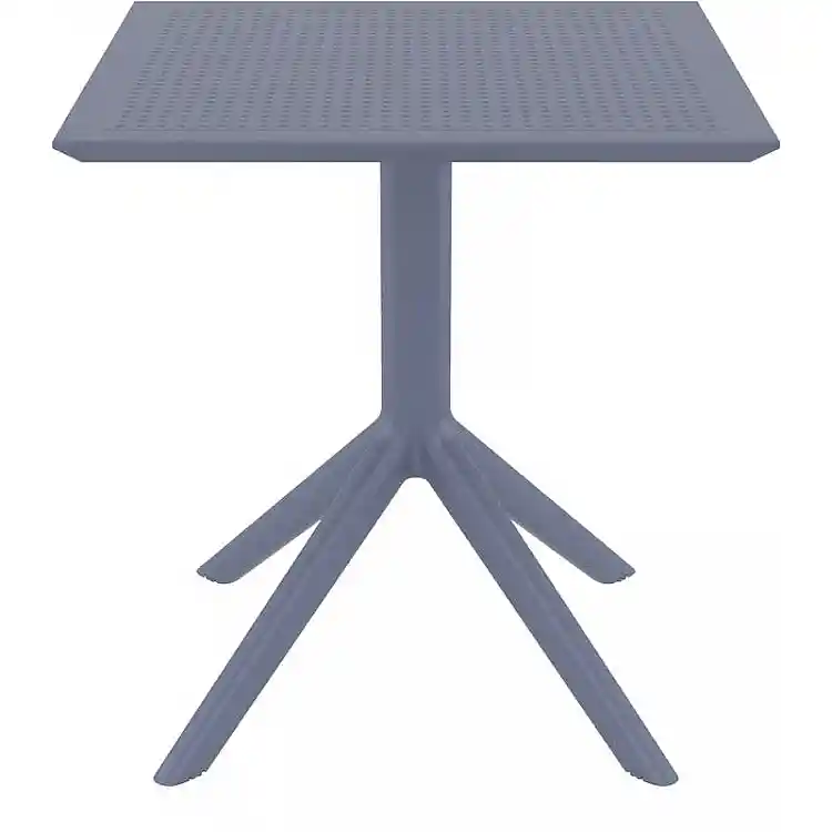 SKY DARK GREY 70X70X74εκ. ΤΡΑΠΕΖΙ ΠΟΛ/ΝΙΟΥ