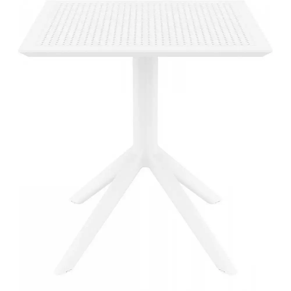 SKY WHITE 70X70X74εκ. ΤΡΑΠΕΖΙ ΠΟΛ/ΝΙΟΥ