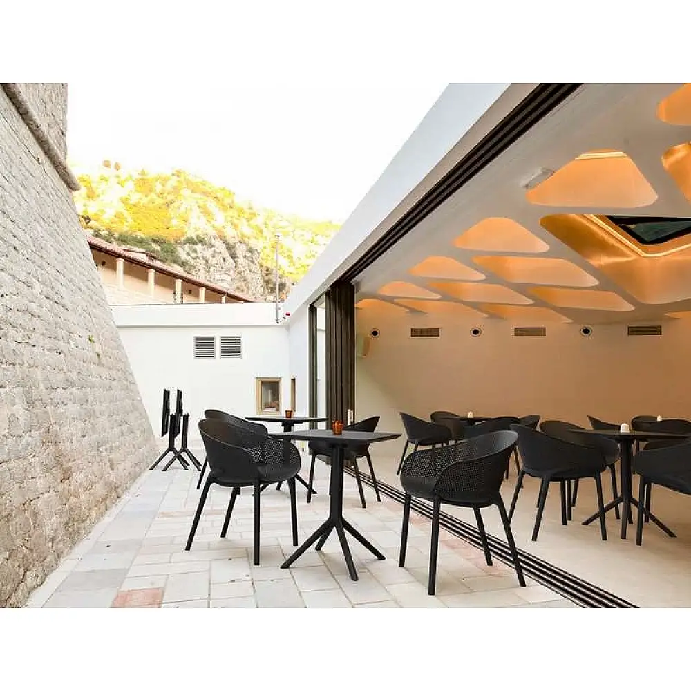 SKY BLACK(Σ4)ΠΟΛΥΘΡΟΝΑ ΠΟΛ/ΝΙΟΥ 54X60X81εκ.