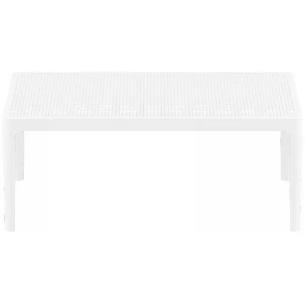 SKY WHITE 100Χ60Χ40εκ. ΤΡΑΠΕΖΙ ΠΟΛ/ΝΙΟΥ