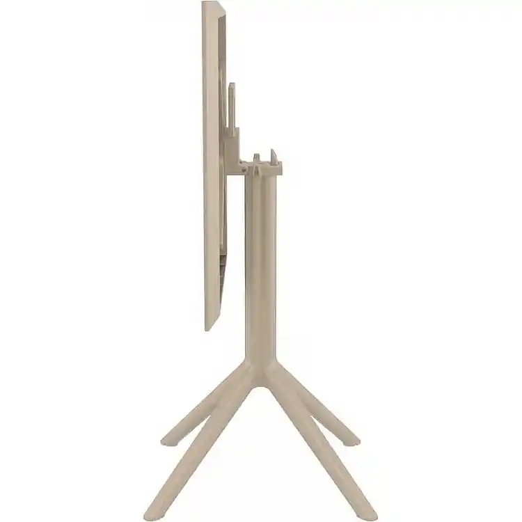 SKY TAUPE 60Χ60X74εκ. ΤΡΑΠΕΖΙ ΠΤΥΣ/ΝΟ ΠΟΛ/ΝΙΟΥ