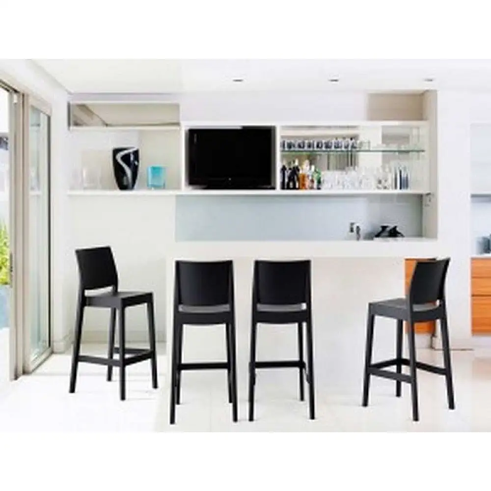 MAYA 75εκ. ΣΚΑΜΠΟ BLACK ΠΟΛ/ΝΙΟΥ 45Χ51Χ108εκ.