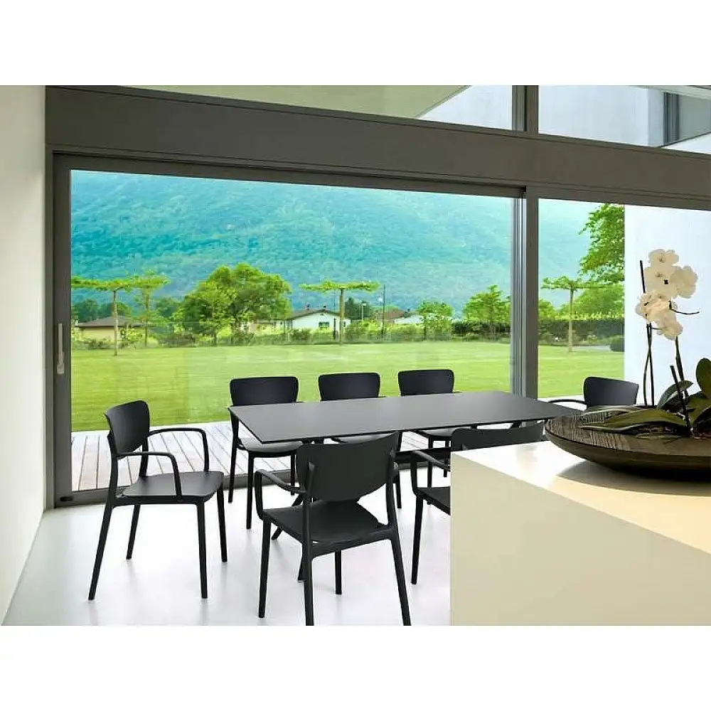 LISA BLACK ΠΟΛΥΘΡΟΝΑ ΠΟΛ/ΝΙΟΥ 54X53X82εκ.