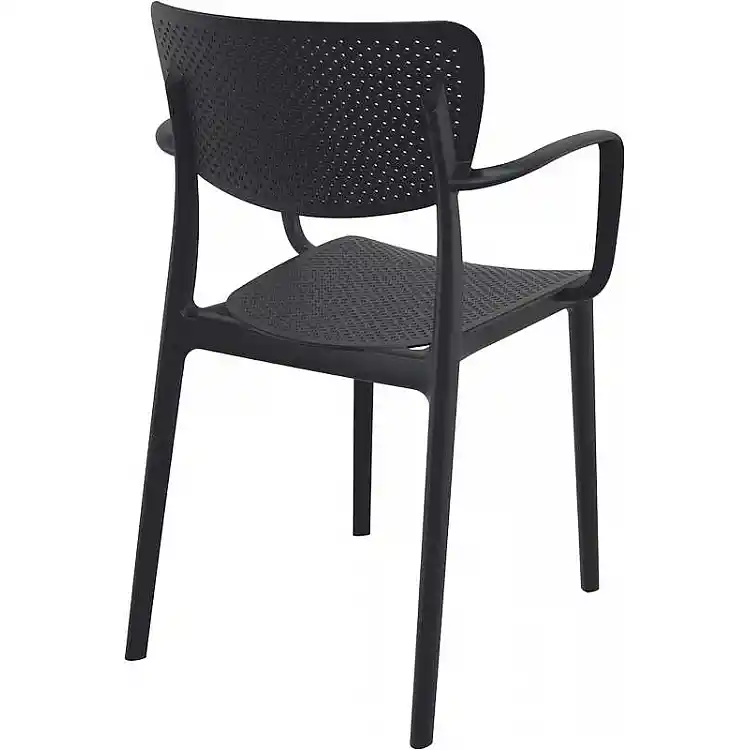 LOFT BLACK ΠΟΛΥΘΡΟΝΑ ΠΟΛ/ΝΙΟΥ 54X53X82εκ.