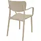 LOFT TAUPE ΠΟΛΥΘΡΟΝΑ ΠΟΛ/ΝΙΟΥ 54X53X82εκ.