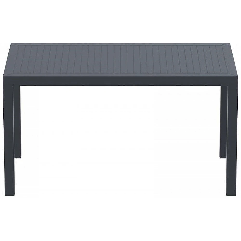 ARES ΤΡΑΠΕΖΙ 140Χ80Χ75εκ. DARK GREY ΠΟΛ/ΝΙΟΥ