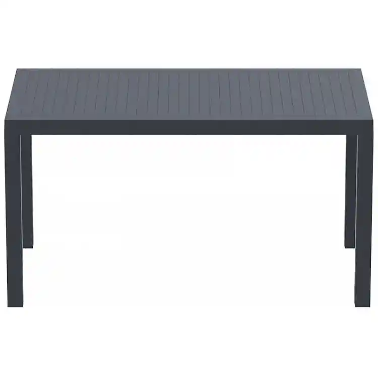 ARES ΤΡΑΠΕΖΙ 140Χ80Χ75εκ. DARK GREY ΠΟΛ/ΝΙΟΥ