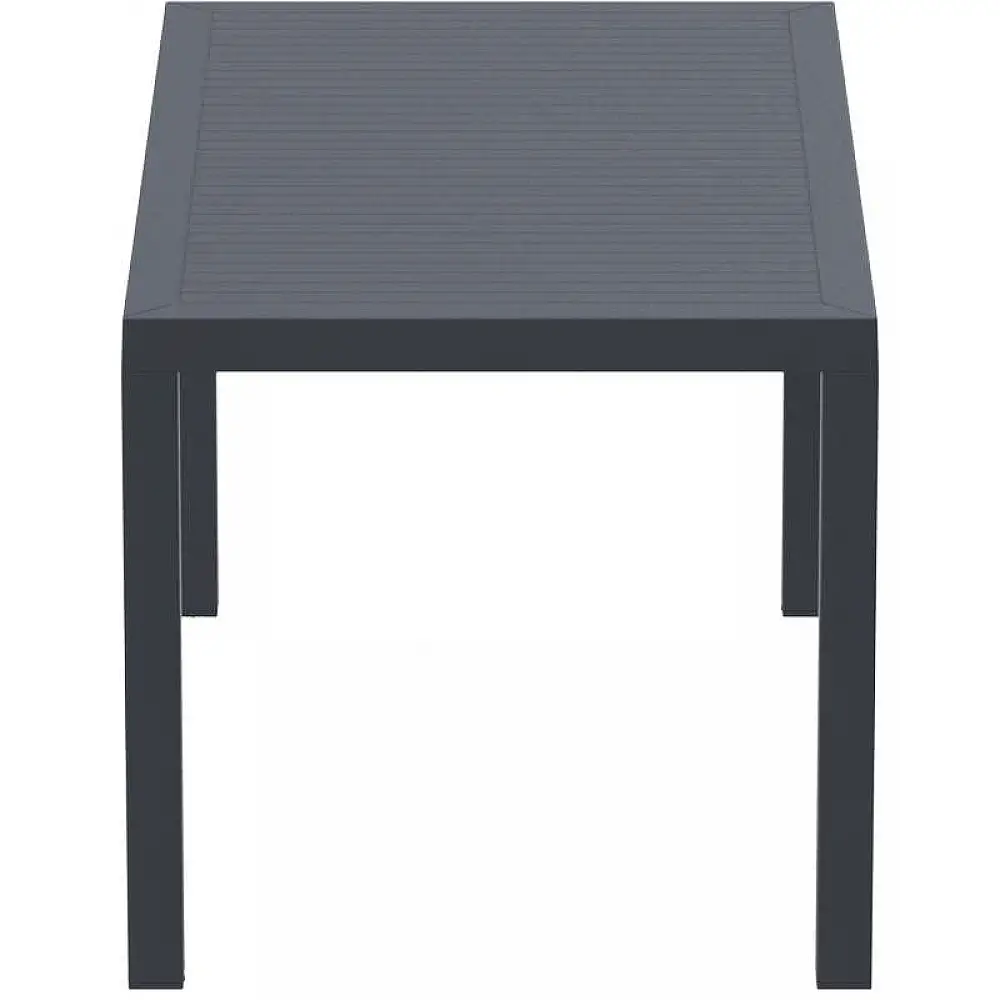 ARES ΤΡΑΠΕΖΙ 140Χ80Χ75εκ. DARK GREY ΠΟΛ/ΝΙΟΥ