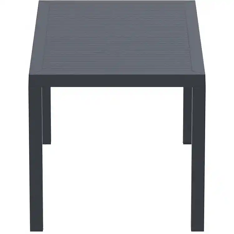ARES ΤΡΑΠΕΖΙ 140Χ80Χ75εκ. DARK GREY ΠΟΛ/ΝΙΟΥ
