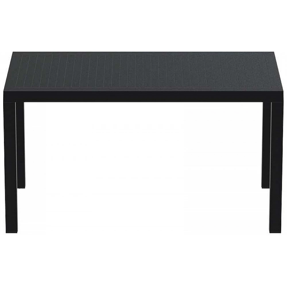 ARES ΤΡΑΠΕΖΙ 140Χ80Χ75εκ. BLACK ΠΟΛ/ΝΙΟΥ
