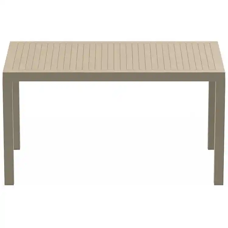 ARES ΤΡΑΠΕΖΙ 140Χ80Χ75εκ. TAUPE ΠΟΛ/ΝΙΟΥ