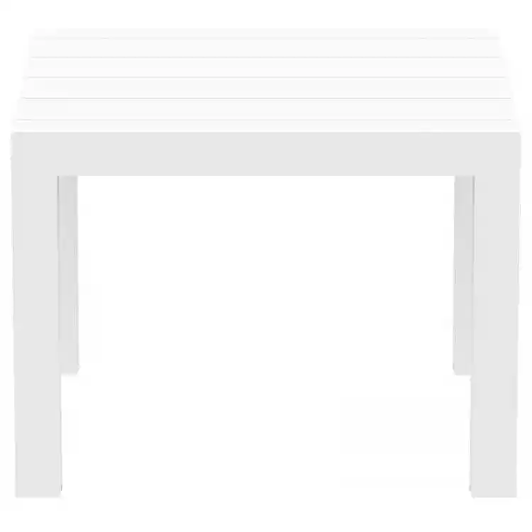 VEGAS WHITE 100X100/140Χ75εκ. ΕΠΕΚΤ.ΤΡΑΠΕΖΙ ΠΟΛ/ΝΙΟΥ