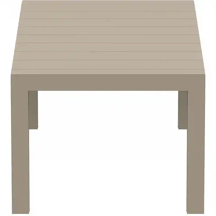 VEGAS TAUPE 100X180/220Χ75εκ. ΕΠΕΚΤ.ΤΡΑΠΕΖΙ ΠΟΛ/ΝΙΟΥ