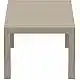 VEGAS TAUPE 100X180/220Χ75εκ. ΕΠΕΚΤ.ΤΡΑΠΕΖΙ ΠΟΛ/ΝΙΟΥ