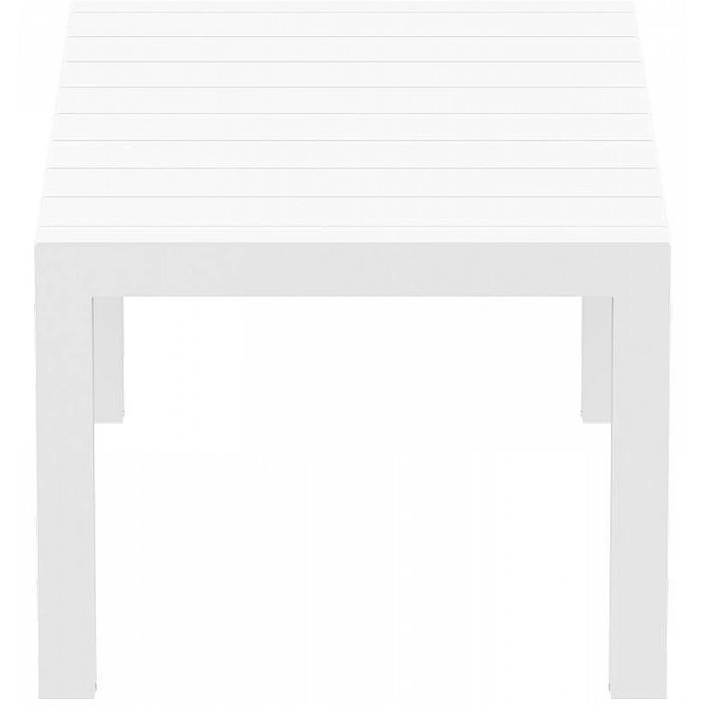 VEGAS WHITE 100X180/220Χ75εκ. ΕΠΕΚΤ.ΤΡΑΠΕΖΙ ΠΟΛ/ΝΙΟΥ
