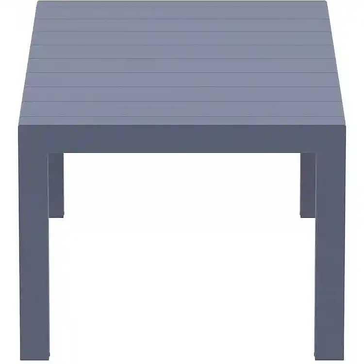 VEGAS DARK GREY 100X180/220Χ75εκ. ΕΠΕΚΤ.ΤΡΑΠΕΖΙ ΠΟΛ/ΝΙΟΥ
