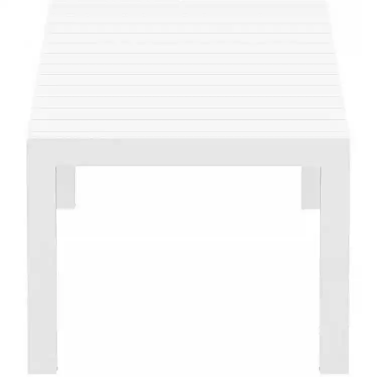 VEGAS WHITE 100X260/300Χ75εκ. ΕΠΕΚΤ.ΤΡΑΠΕΖΙ ΠΟΛ/ΝΙΟΥ