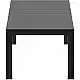 VEGAS BLACK 100X260/300Χ75εκ. ΕΠΕΚΤ.ΤΡΑΠΕΖΙ ΠΟΛ/ΝΙΟΥ