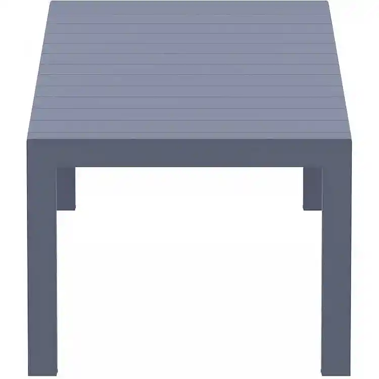 VEGAS DARK GREY 100X260/300Χ75εκ. ΕΠΕΚΤ.ΤΡΑΠΕΖΙ ΠΟΛ/ΝΙΟΥ