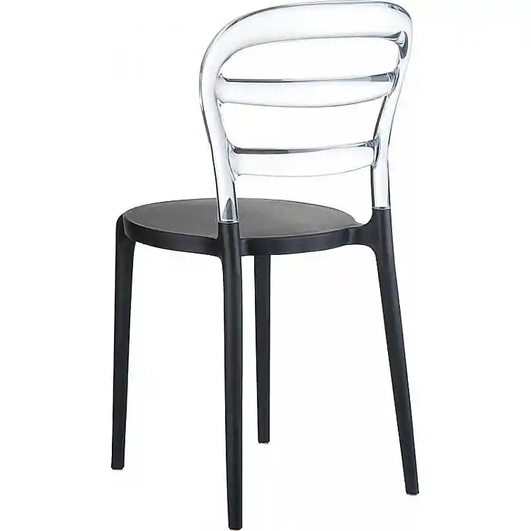 BIBI BLACK/CLEAR TRANSP. ΚΑΡΕΚΛΑ 42X50X85εκ.