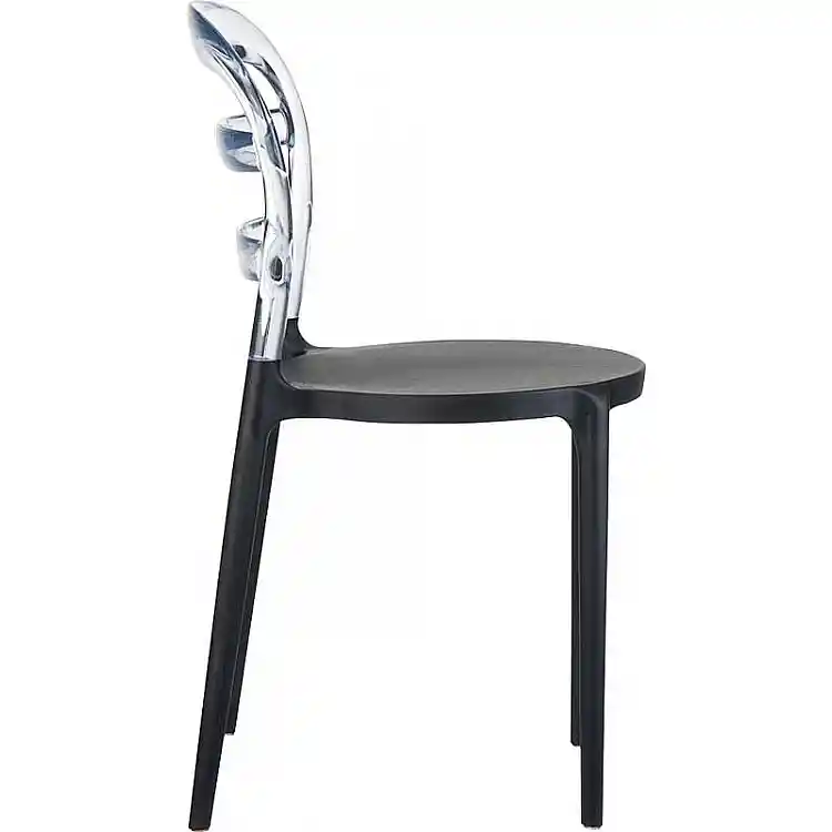 BIBI BLACK/CLEAR TRANSP. ΚΑΡΕΚΛΑ 42X50X85εκ.