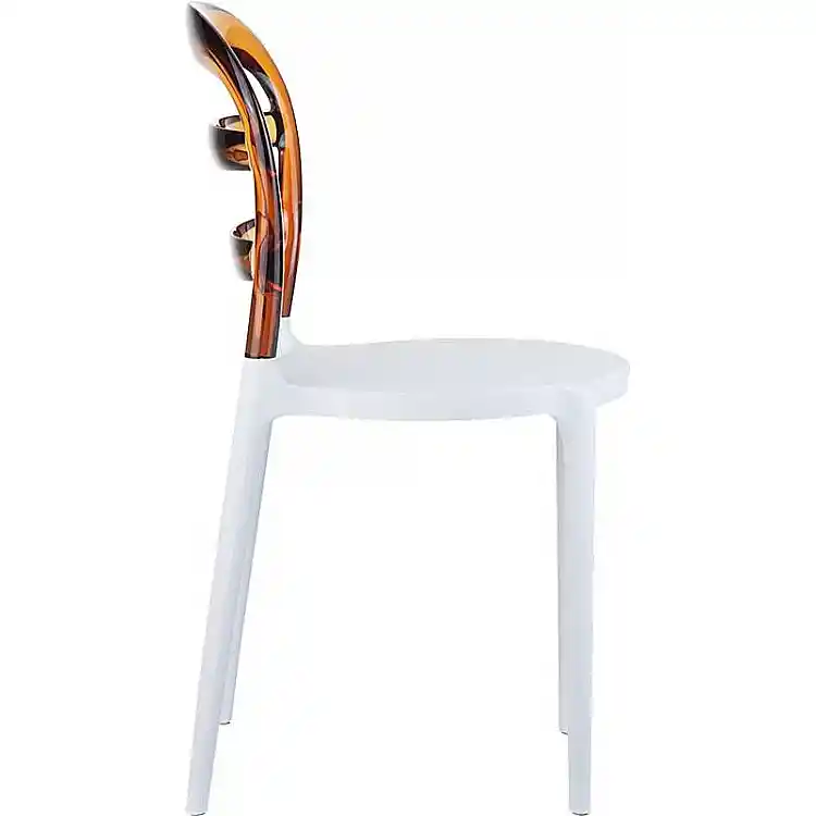 BIBI WHITE/AMBER TRANSP. ΚΑΡΕΚΛΑ 42X50X85εκ.