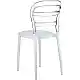 BIBI WHITE/CLEAR TRANSP. ΚΑΡΕΚΛΑ 42X50X85εκ.