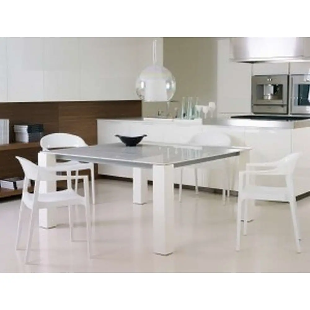 CARMEN WHITE/BLACK ΠΟΛΥΘΡΟΝΑ 49X53X79εκ.