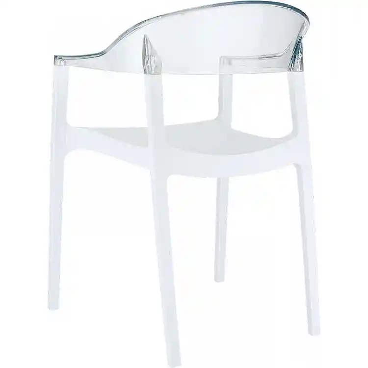 CARMEN WHITE/CLEAR(Σ4)ΠΟΛΥΘΡΟΝΑ 49X53X79εκ.