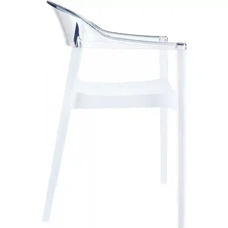 CARMEN WHITE/CLEAR(Σ4)ΠΟΛΥΘΡΟΝΑ 49X53X79εκ.