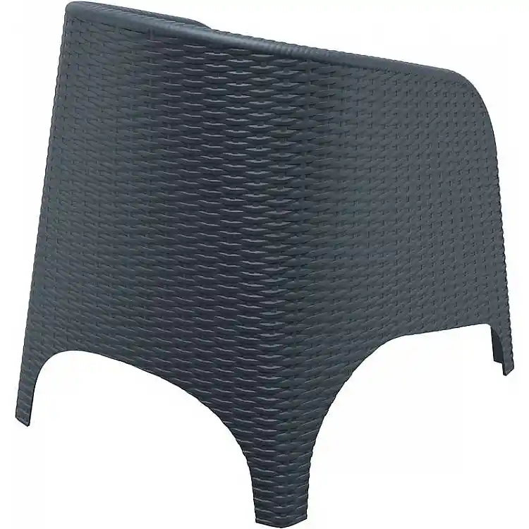 ARUBA DARK GREY ΠΟΛΥΘΡΟΝΑ ΠΟΛ/ΝΙΟΥ 74X75X80εκ.