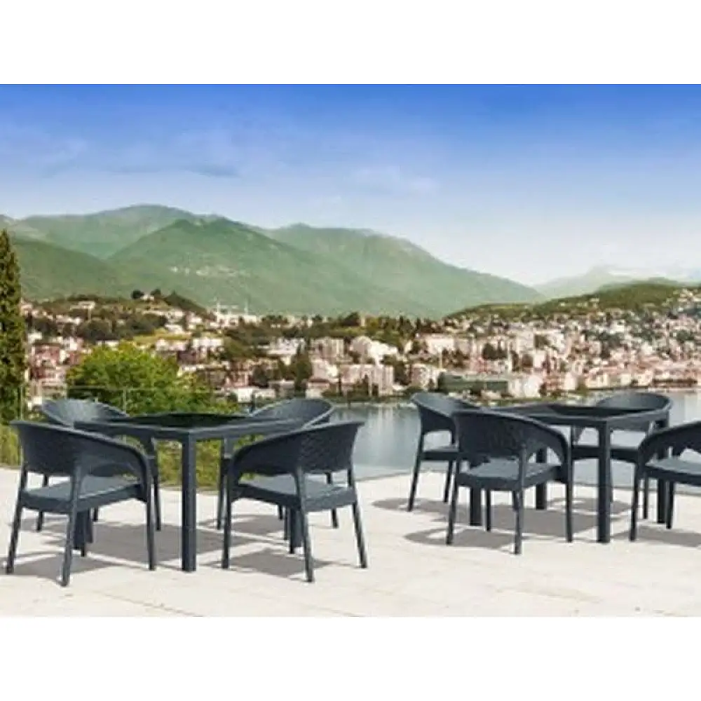 PANAMA DARK GREY ΠΟΛΥΘΡΟΝΑ ΠΟΛ/ΝΙΟΥ 58X64X80εκ.