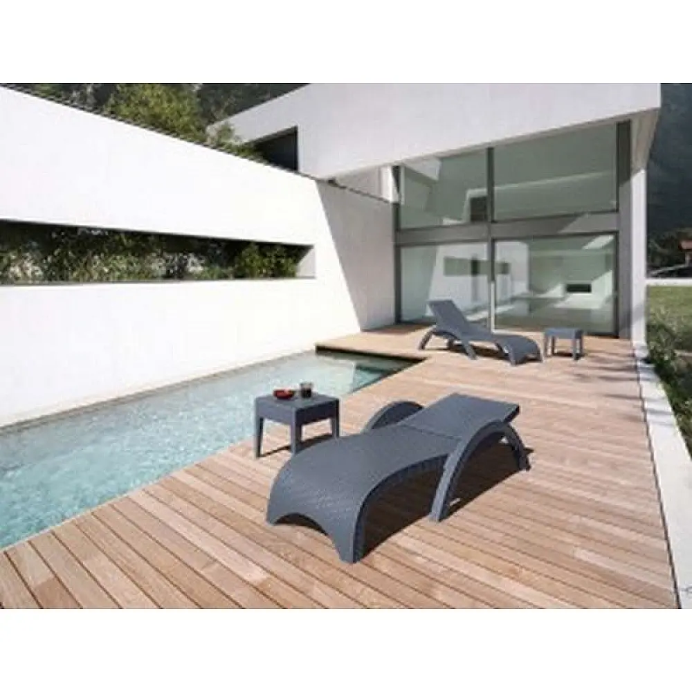 MIAMI DARK GREY ΤΡΑΠΕΖΙ 45Χ45Χ45εκ. ΠΟΛ/ΝΙΟΥ