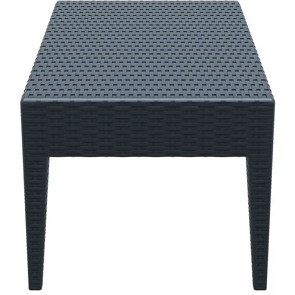 MIAMI DARK GREY ΤΡΑΠΕΖΙ 92Χ53Χ45εκ. ΠΟΛ/ΝΙΟΥ