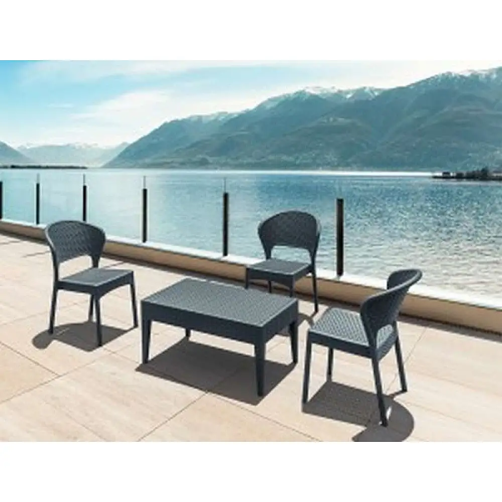 DAYTONA DARK GREY ΚΑΡΕΚΛΑ ΠΟΛ/ΝΙΟΥ 55X61X81εκ.