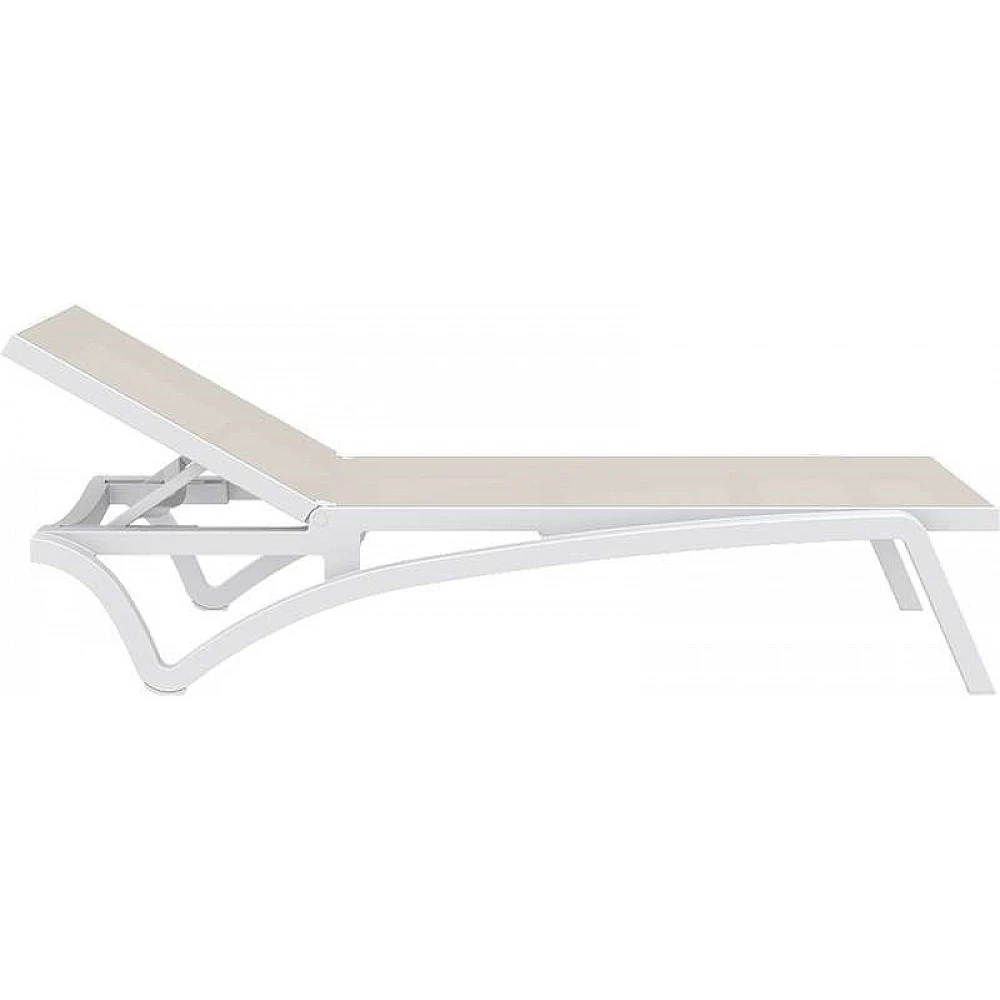 PACIFIC ΞΑΠΛΩΣΤΡΑ WHITE/TAUPE ΠΟΛ/ΝΙΟΥ