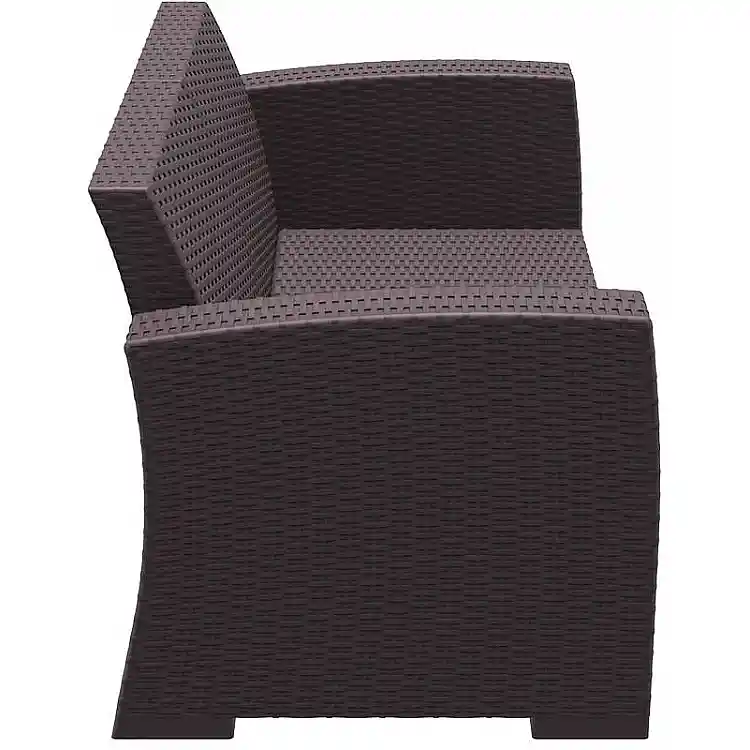 MONACO BROWN 2ΘΕΣΙΟΣ ΚΑΝΑΠΕΣ ΠΟΛ/ΝΙΟΥ 140X79X79εκ.