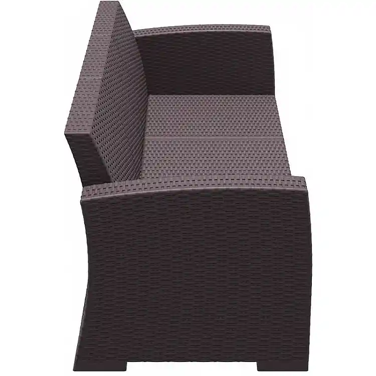 MONACO BROWN 3ΘΕΣΙΟΣ ΚΑΝΑΠΕΣ ΠΟΛ/ΝΙΟΥ 198X79X79εκ.