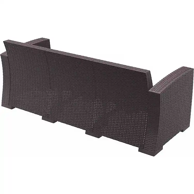 MONACO BROWN 3ΘΕΣΙΟΣ ΚΑΝΑΠΕΣ ΠΟΛ/ΝΙΟΥ 198X79X79εκ.