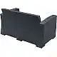 MONACO DARK GREY 2ΘΕΣΙΟΣ ΚΑΝΑΠΕΣ ΠΟΛ/ΝΙΟΥ 140X79X79εκ.