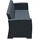 MONACO DARK GREY 3ΘΕΣΙΟΣ ΚΑΝΑΠΕΣ ΠΟΛ/ΝΙΟΥ 198X79X79εκ.