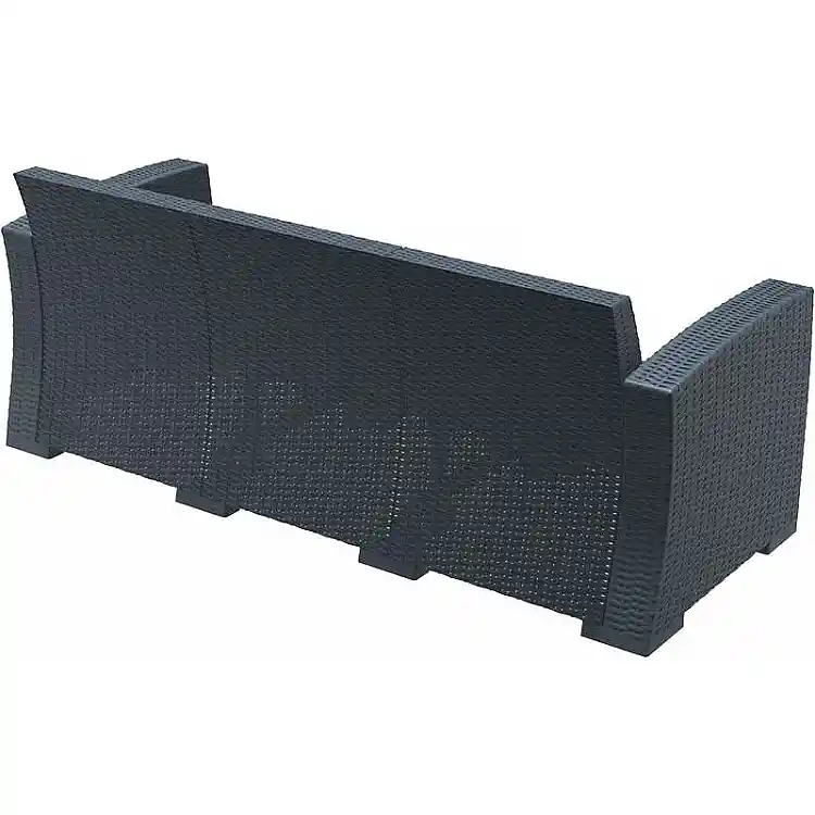 MONACO DARK GREY 3ΘΕΣΙΟΣ ΚΑΝΑΠΕΣ ΠΟΛ/ΝΙΟΥ 198X79X79εκ.