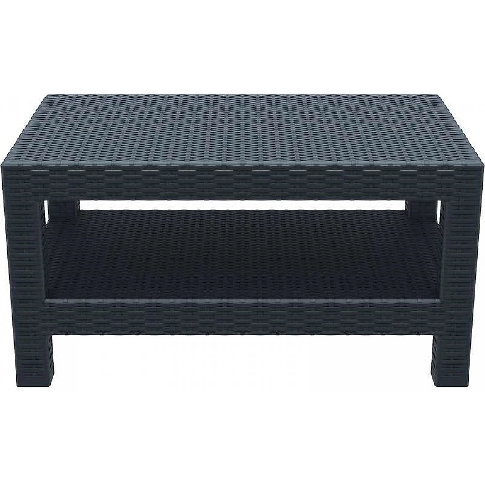 MONACO DARK GREY ΤΡΑΠΕΖΙ 92Χ57Χ45εκ. ΠΟΛ/ΝΙΟΥ