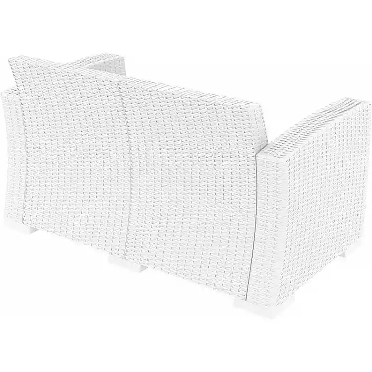 MONACO WHITE 2ΘΕΣΙΟΣ ΚΑΝΑΠΕΣ ΠΟΛ/ΝΙΟΥ 140X79X79εκ.
