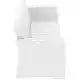 MONACO WHITE 3ΘΕΣΙΟΣ ΚΑΝΑΠΕΣ ΠΟΛ/ΝΙΟΥ 198X79X79εκ.